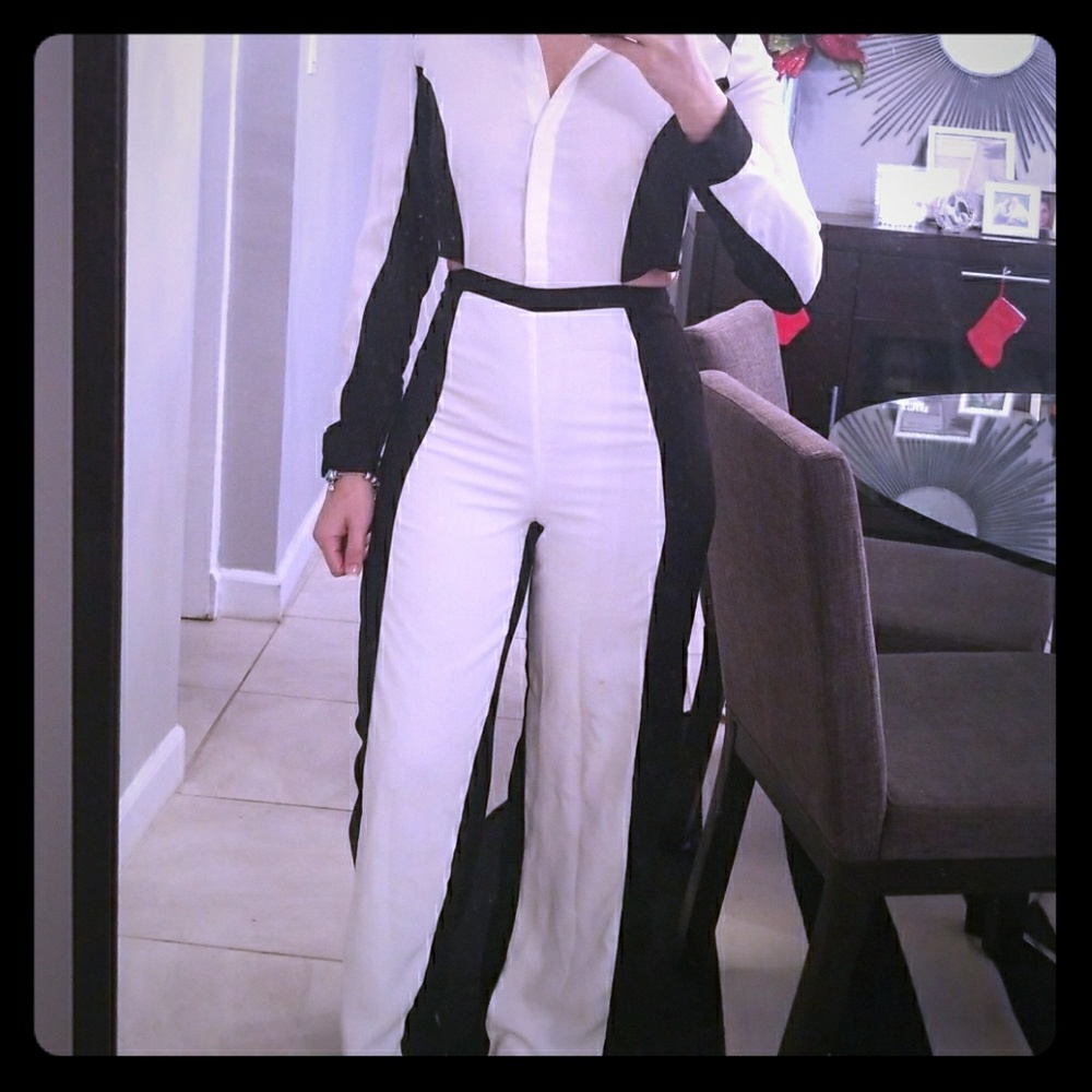 Open back jumpsuit